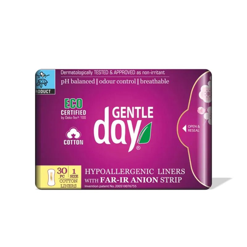 Gentle Day Truseinnlegg Str. 1 30 stk. fra Lev Logisk