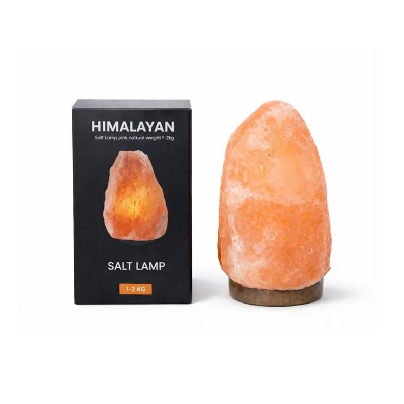Goodlife himalayan saltlampe natural 1 - 2 kg fra Lev Logisk