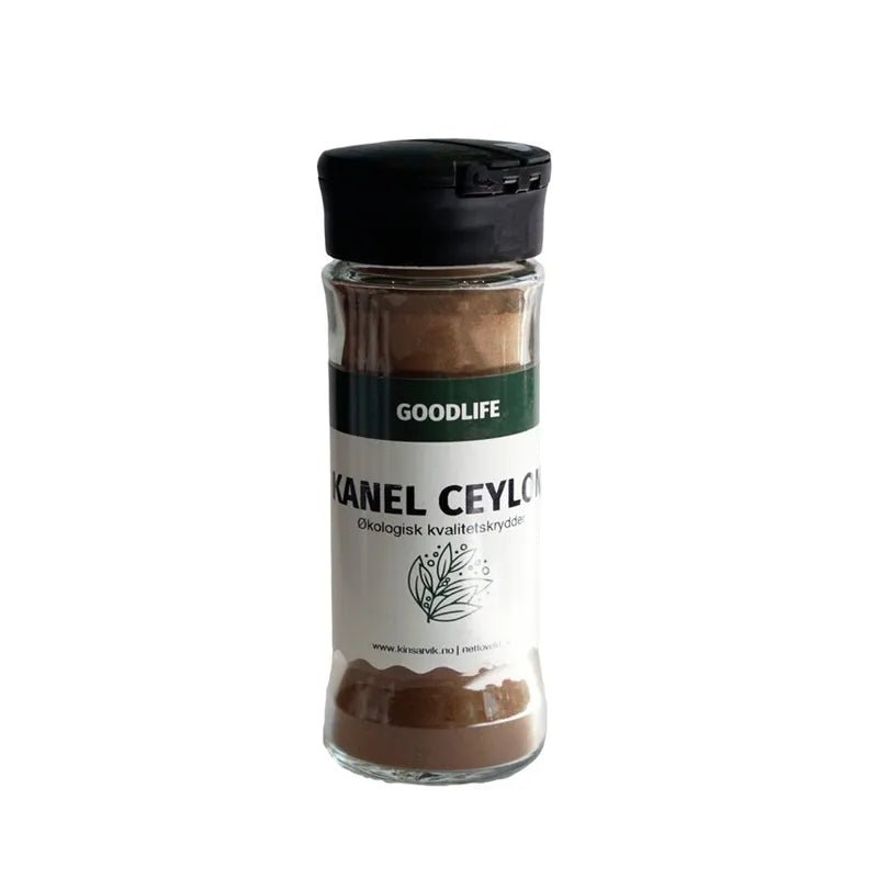 Goodlife økologisk ceylon kanel 40 g fra Lev Logisk