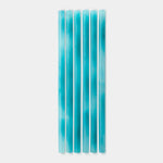 GoSili silikonsugerør Marble/Swirl 6 pk - Lev Logisk