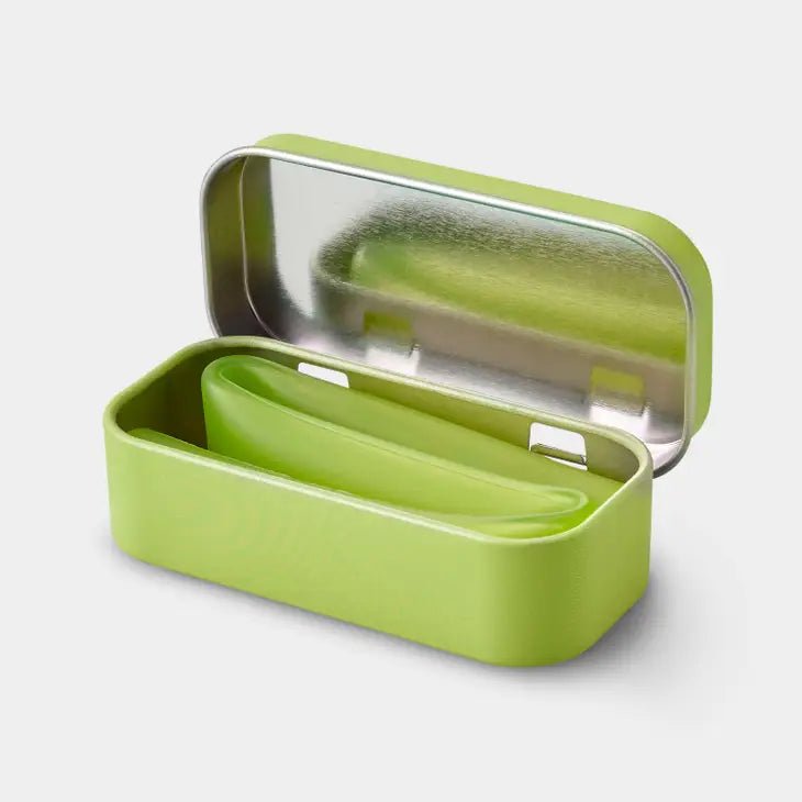 GoSili to - go XL silikonsugerør - Lime - Lev Logisk