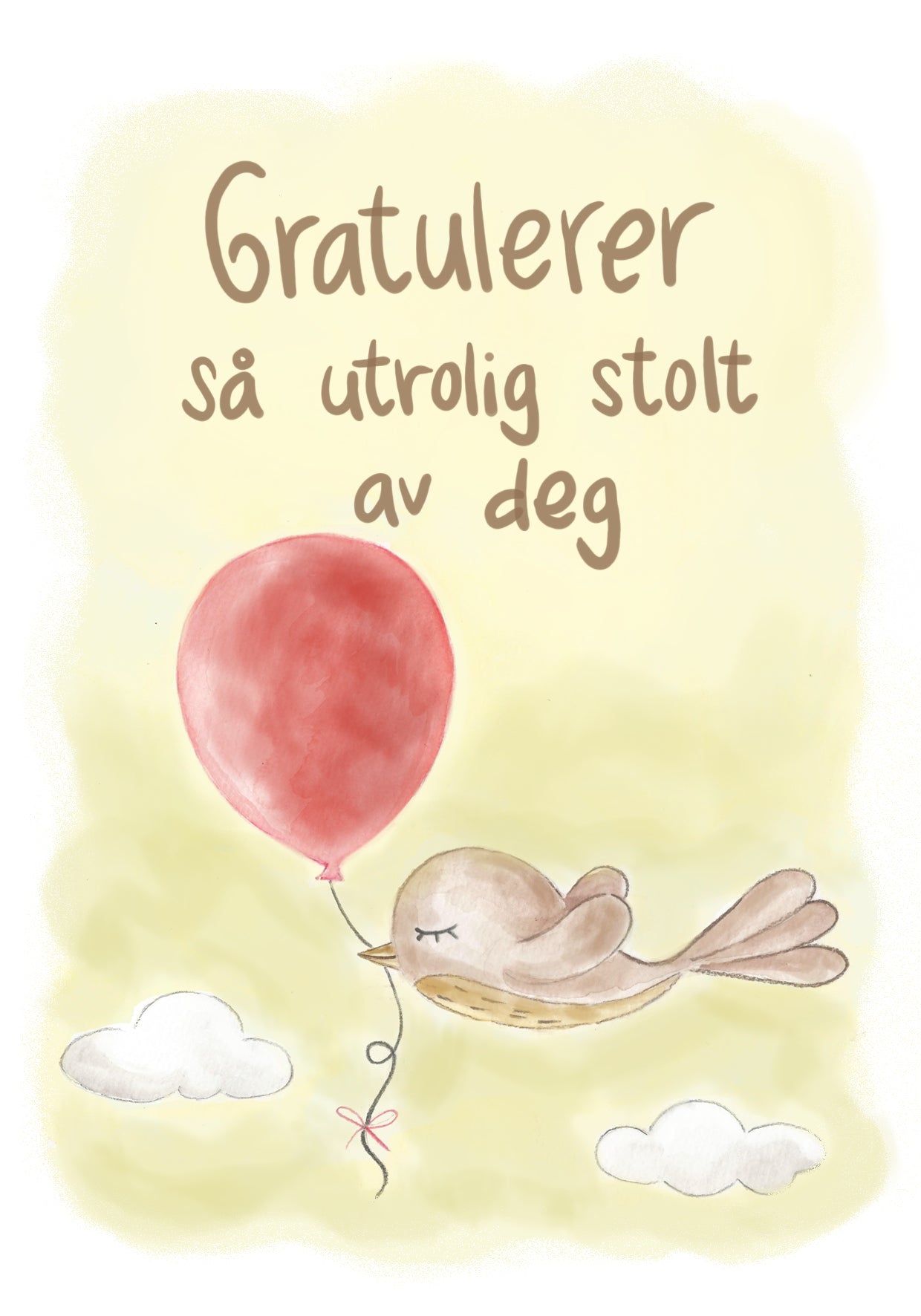 Hjertelys kort illustrert av Anne Cathrine Rosendahl -Velg motiv-