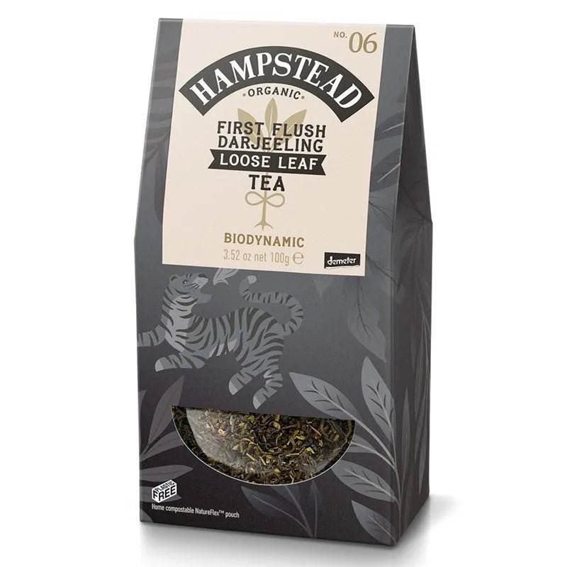 Hampstead Tea økologisk darjeeling te løsvekt fra Lev Logisk
