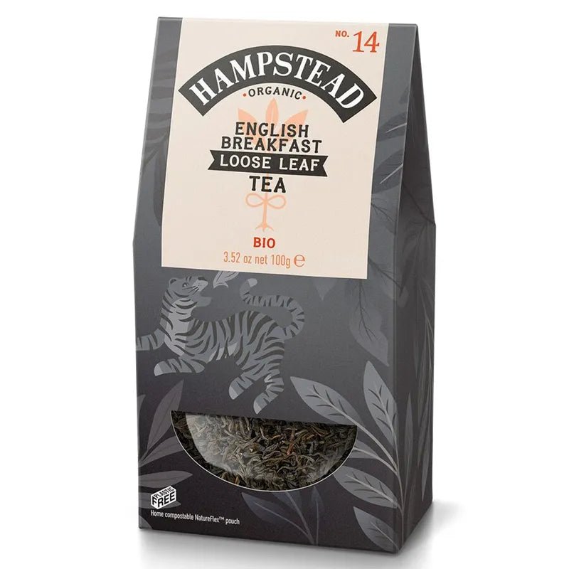 Hampstead Tea økologisk english breakfast tea løsvekt fra Lev Logisk