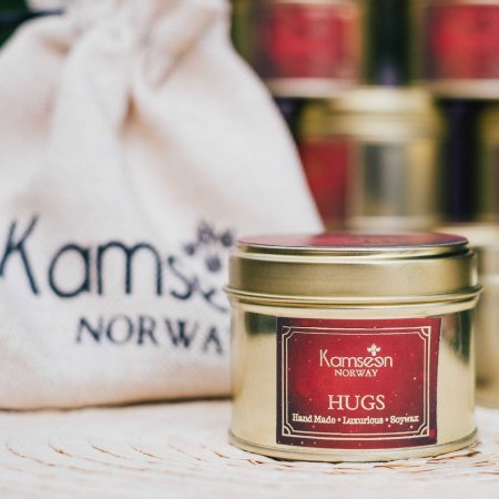 Håndlaget Duftlys fra Kamseen - Juleklem - fra Lev Logisk