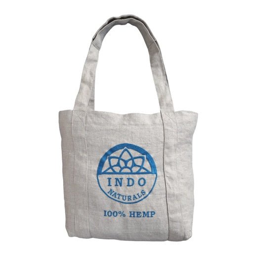 Handlenett TOTE bag 100% hamp - Lev Logisk