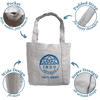 Handlenett TOTE bag 100% hamp - Lev Logisk