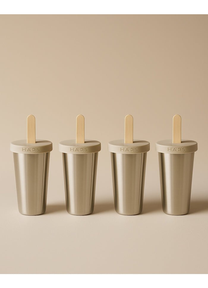 Haps ispinneformer i rustfritt stål 4 - pk - velg farge fra Lev Logisk