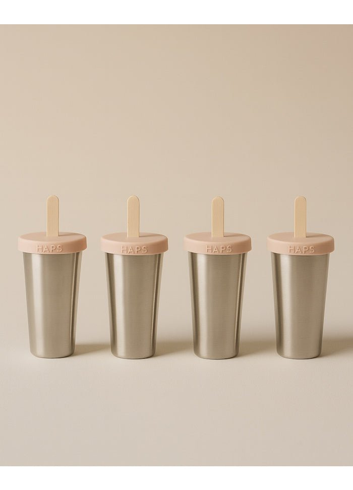 Haps ispinneformer i rustfritt stål 4 - pk - velg farge fra Lev Logisk