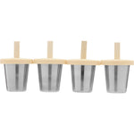 Haps MINI ispinneformer i rustfritt stål 4 - pk - velg farge - Lev Logisk