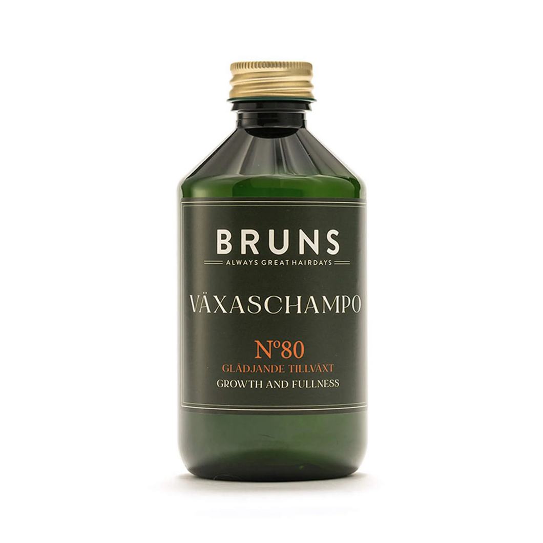 Bruns hårvekstsjampo 80 Vekst og fylde - Lime og mynte 300ml