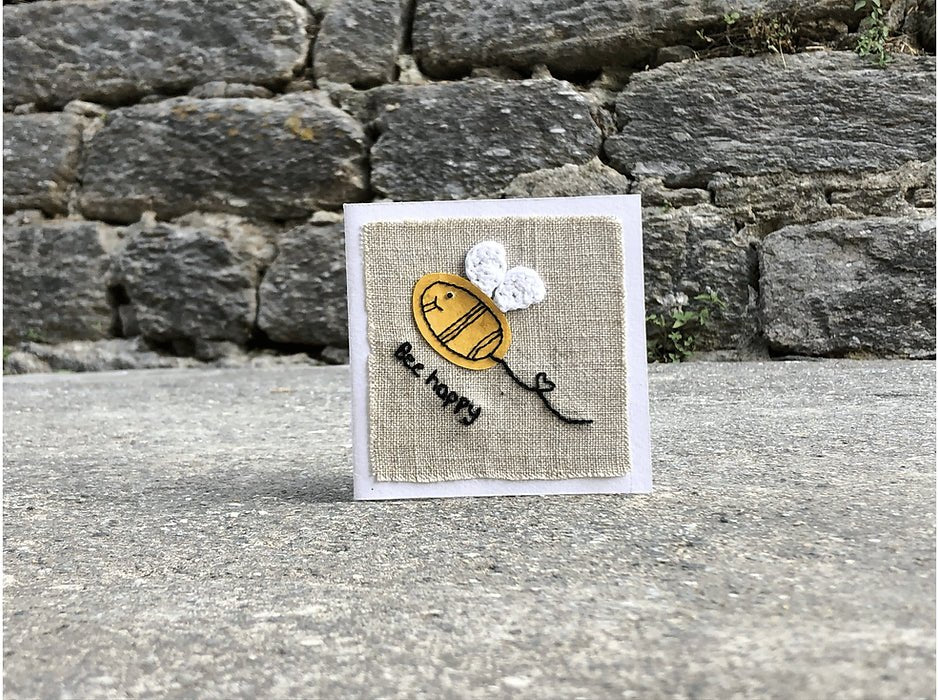 Hillcraft lite kort "Bee Happy" - Lev Logisk