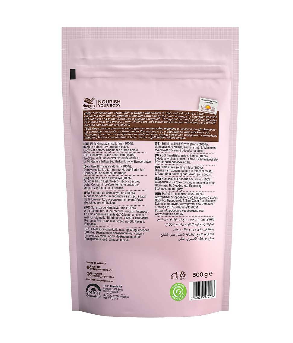 Himalayan Pink Salt - Fint - 500g fra Lev Logisk