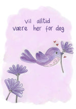 Hjertelys kort illustrert av Anne Cathrine Rosendahl - Velg motiv - fra Lev Logisk
