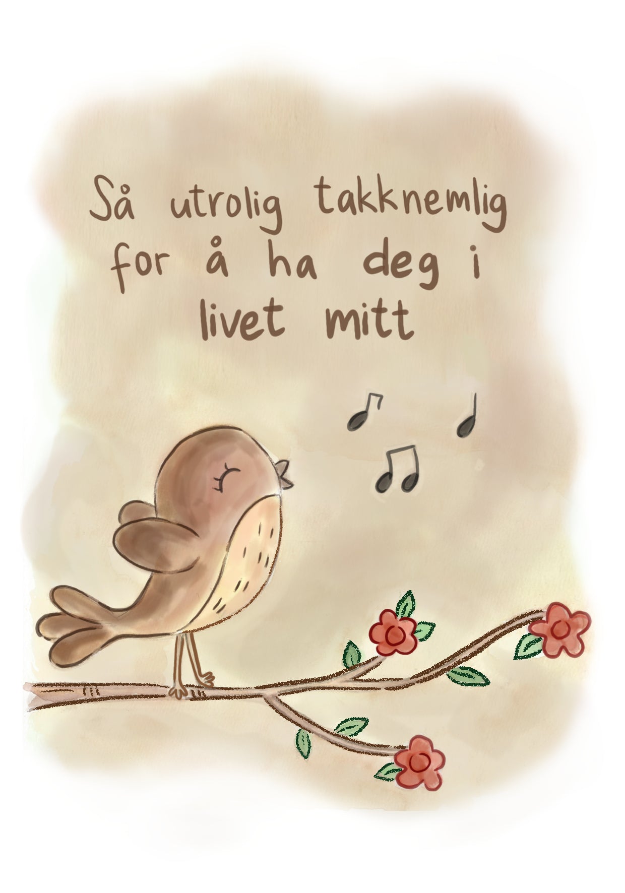 Hjertelys kort illustrert av Anne Cathrine Rosendahl - Velg motiv - fra Lev Logisk