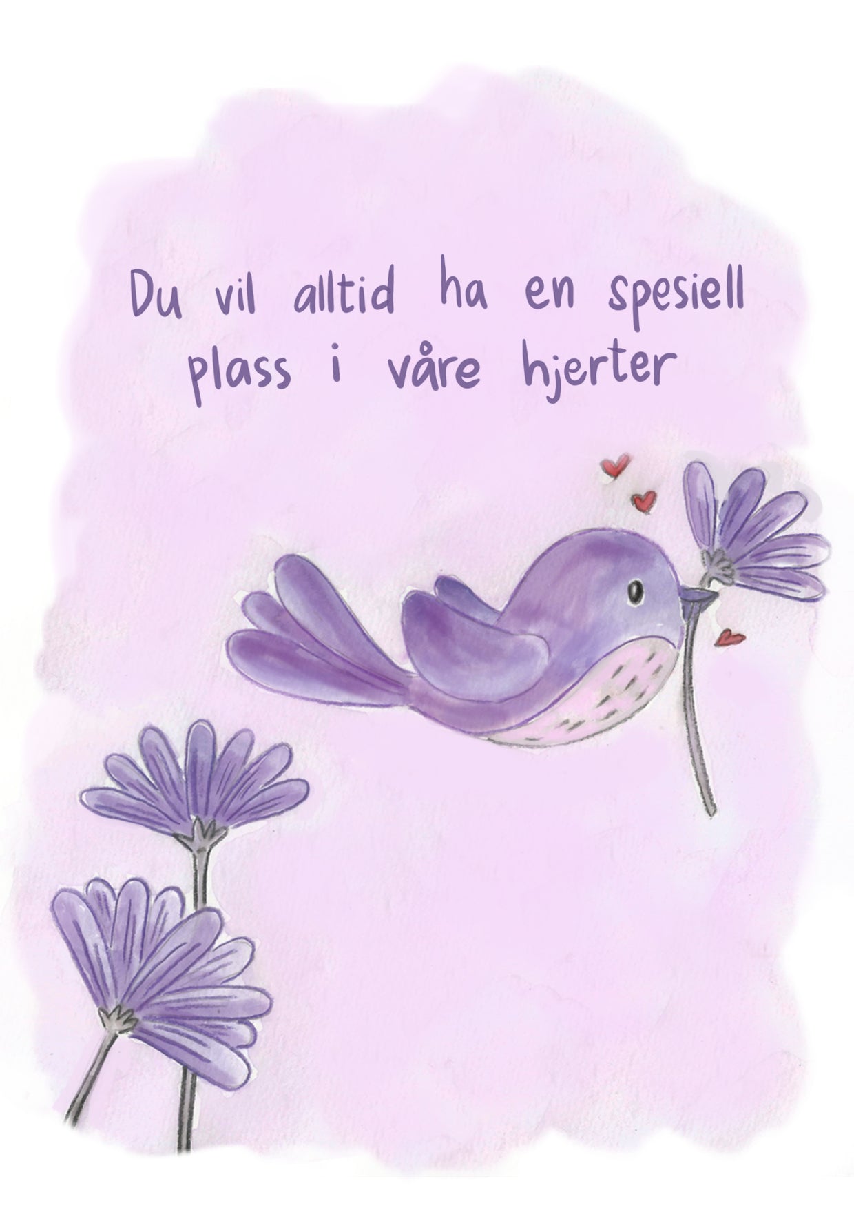 Hjertelys kort illustrert av Anne Cathrine Rosendahl - Velg motiv - fra Lev Logisk