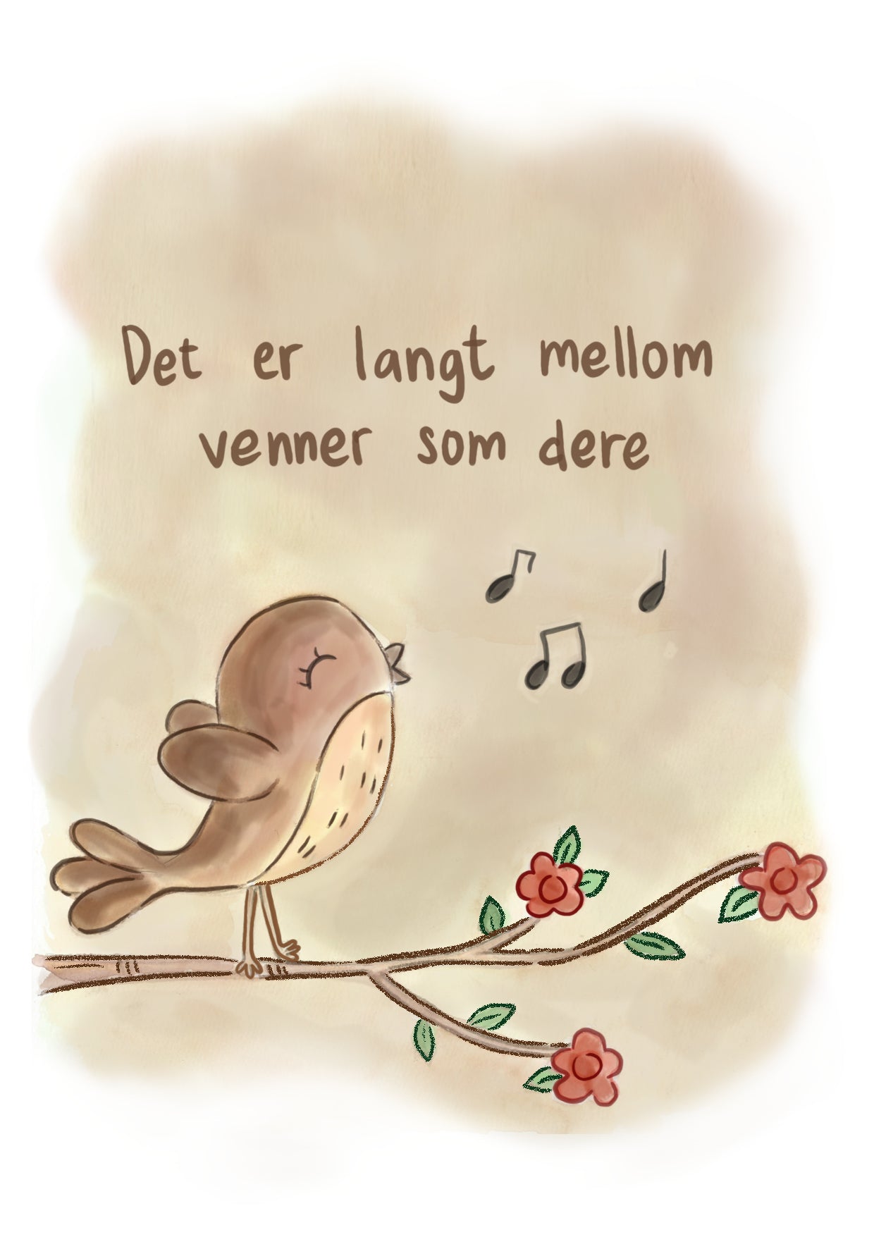 Hjertelys kort illustrert av Anne Cathrine Rosendahl - Velg motiv - fra Lev Logisk