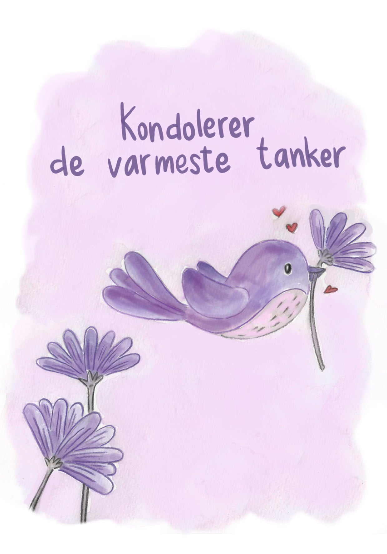 Hjertelys kort illustrert av Anne Cathrine Rosendahl - Velg motiv - fra Lev Logisk