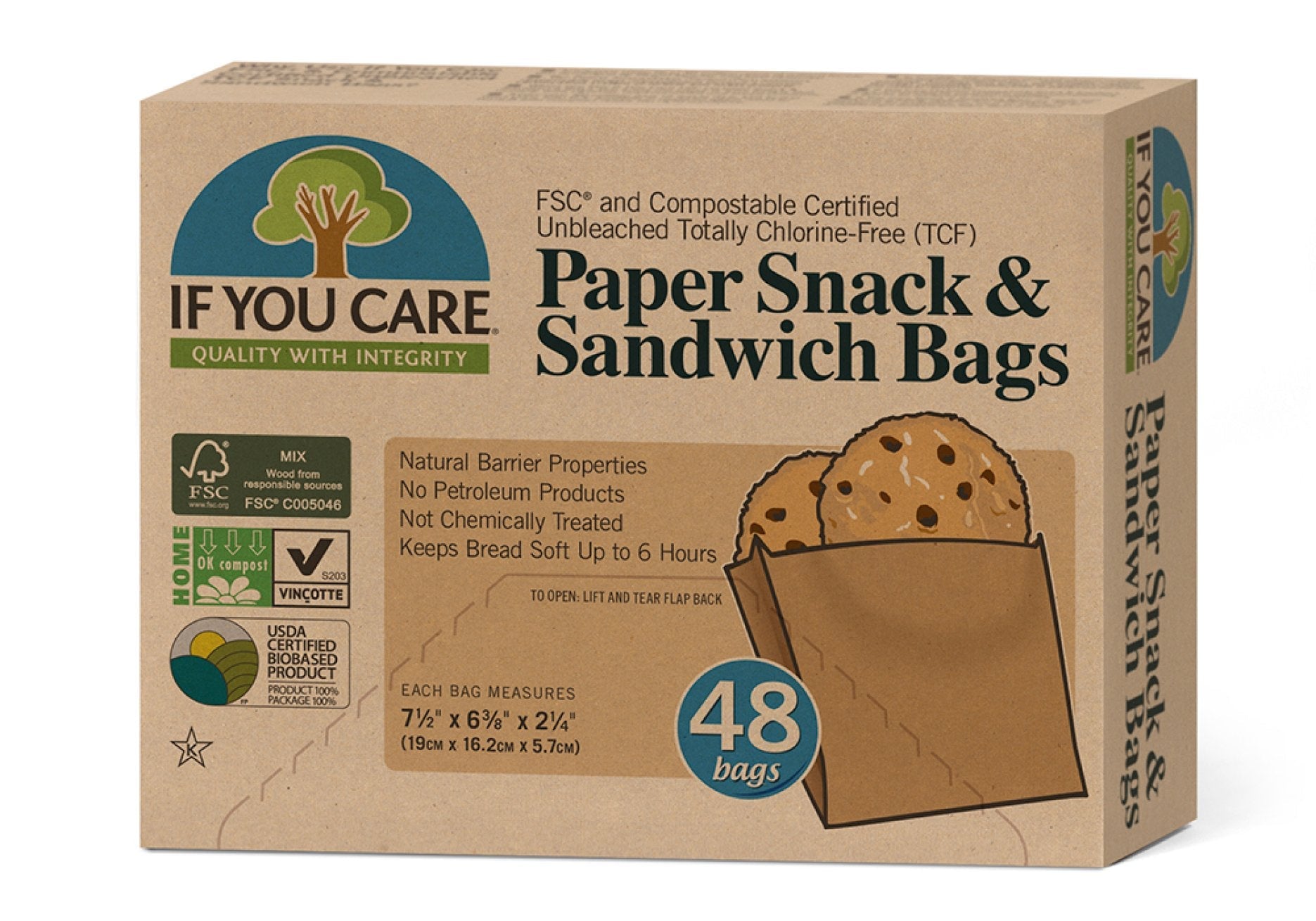 If You Care - Sandwich bags (ubleket) fra Lev Logisk