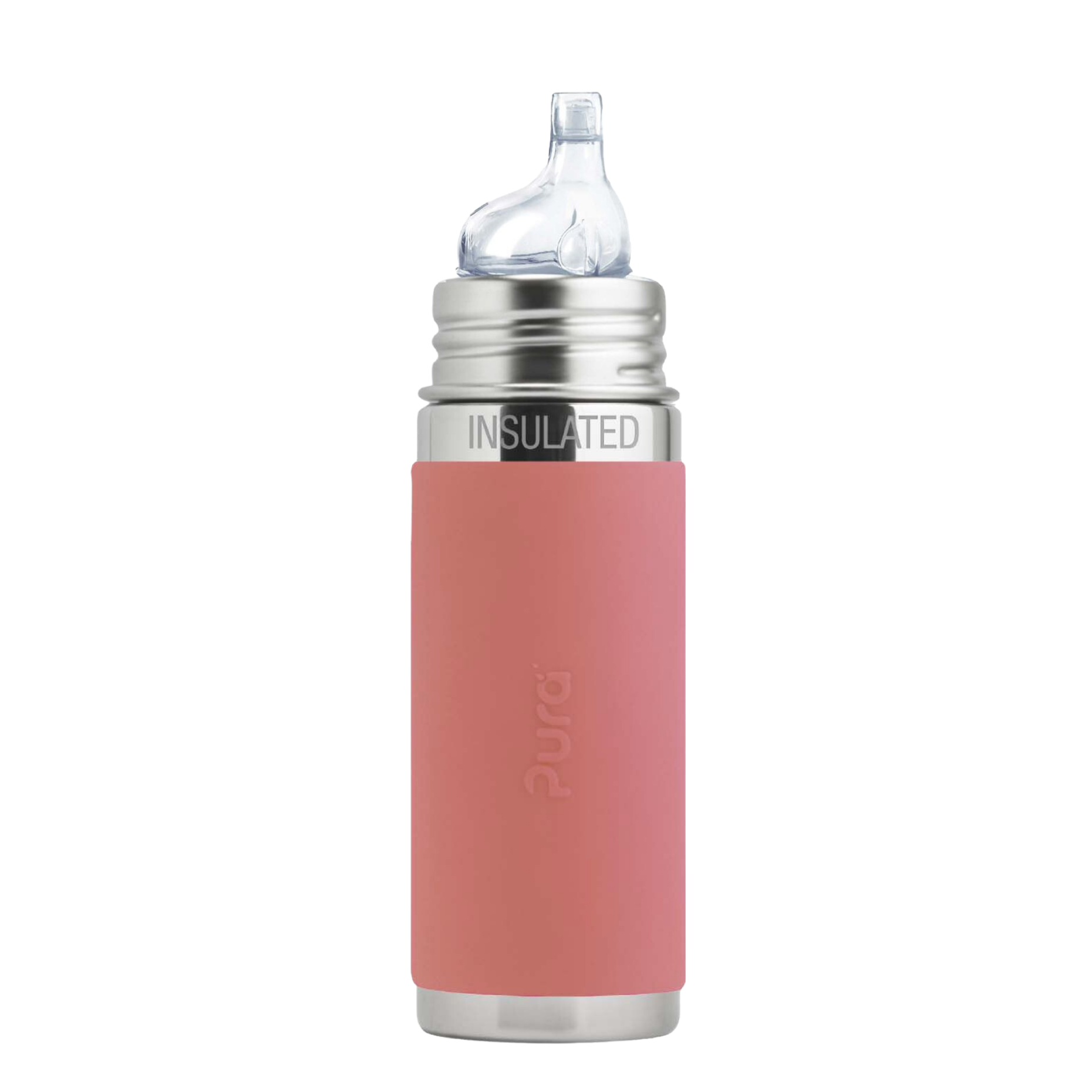 Pura Kiki ISOLERT sippyflaske 260 ml -Rose-