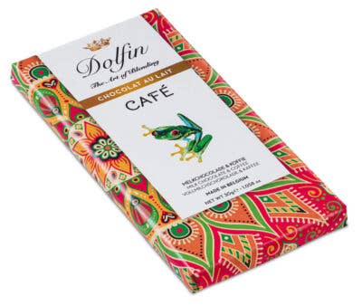 Kaffe - melkesjokolade bar 37% kakao - Lev Logisk