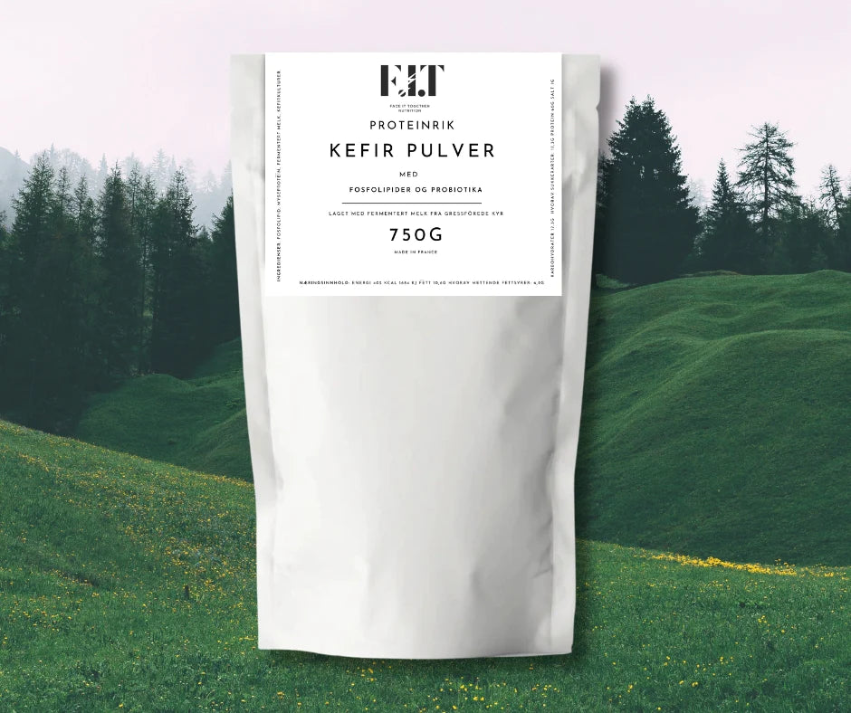 Kefir pulver med fosfolipider og probiotika (750g)