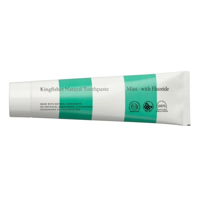 Kingfisher mint tannkrem med fluor 100 ml - Lev Logisk