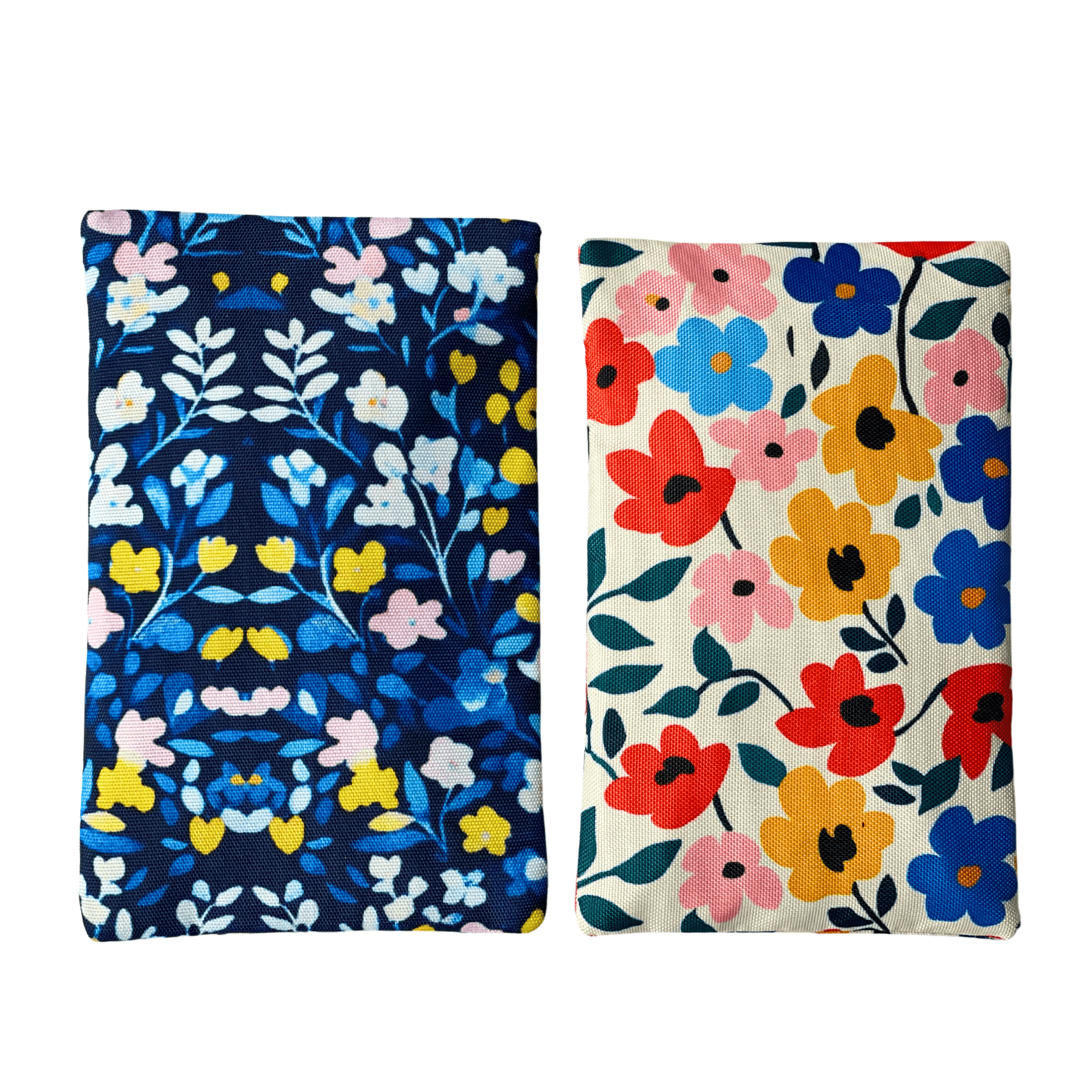Kjøleelement i stoffpose 2 pk - Blomsterprint - fra Lev Logisk