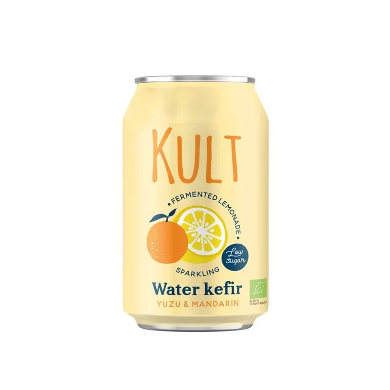 KULT Vannkefir Yuzu & Mandarin 0,33 liter - Lev Logisk