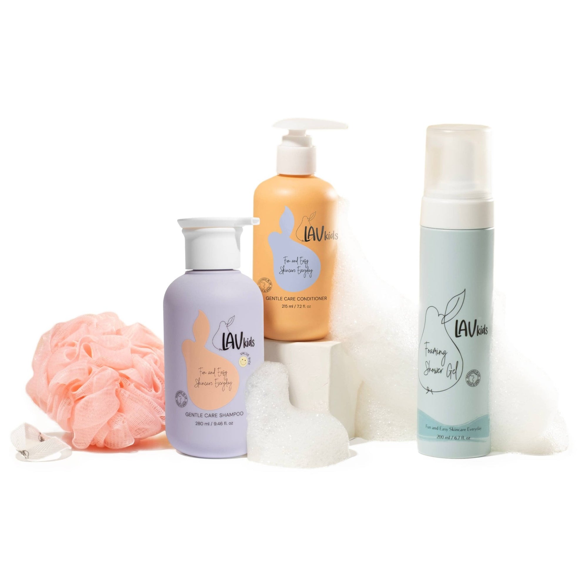 Lav Kids gavesett - Kropp & hår trio - fra Lev Logisk