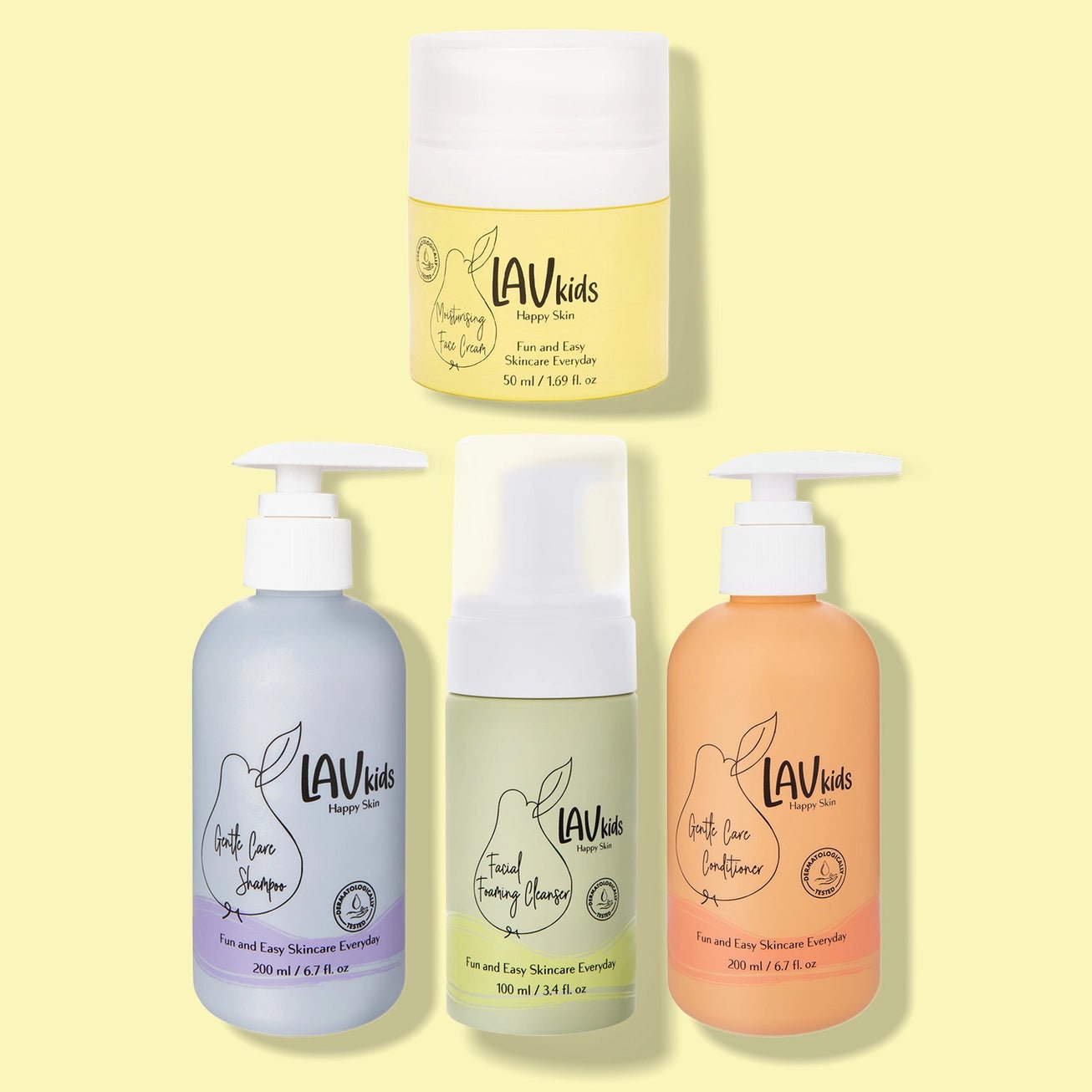 Lav Kids komplett hud - og hårsett med hårbånd fra Lev Logisk