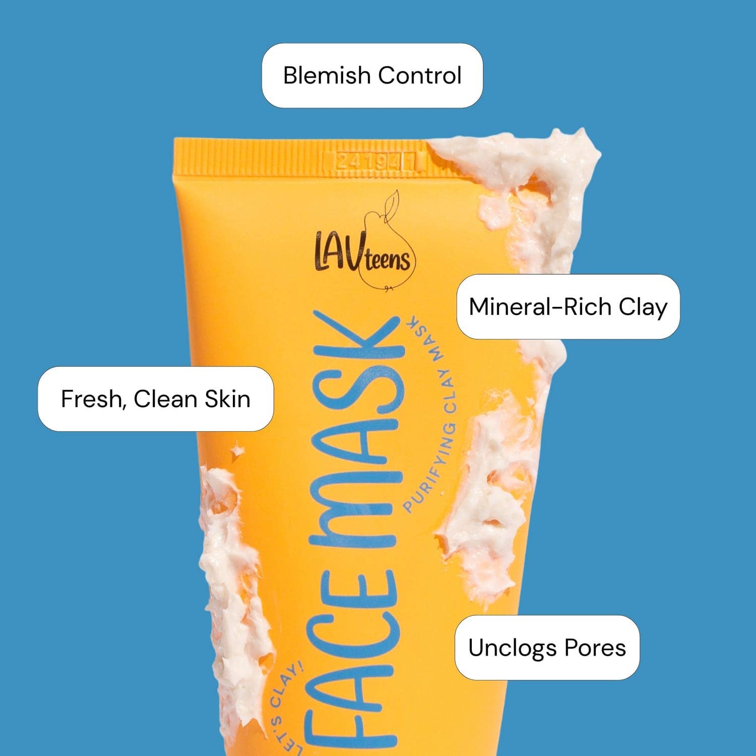 Lav Teens Let’s Clay ansiktsmaske fra Lev Logisk