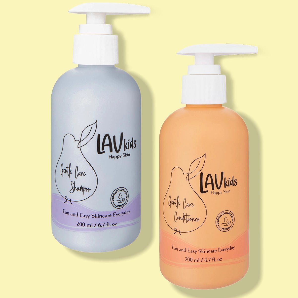 LavKids duo økologisk hårpleiesett for barn og ungdom fra Lev Logisk