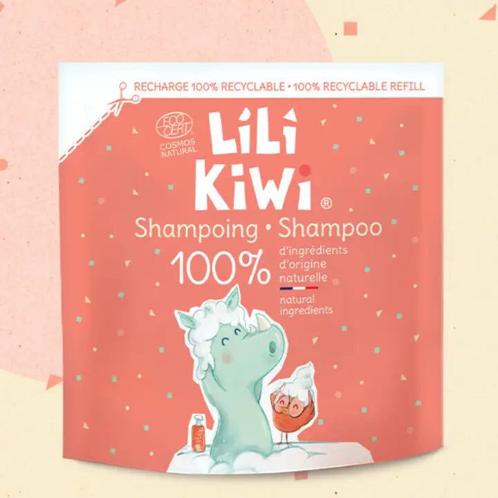 LiliKiwi REFILL sjampoo - jordbær - Lev Logisk