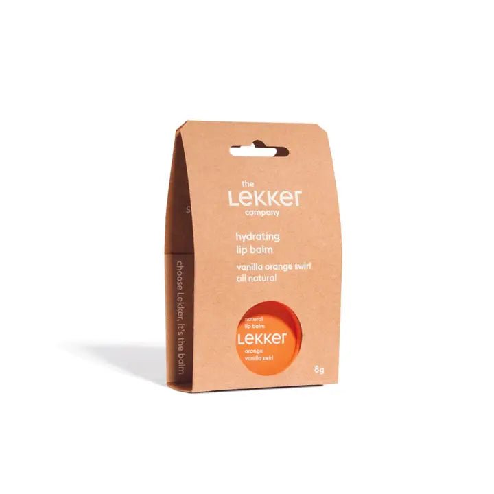 Lipbalm orange vanilla - The Lekker Company - Lev Logisk