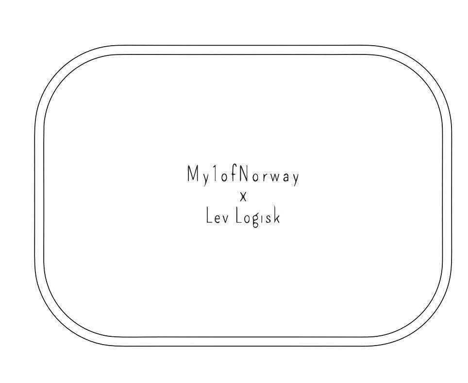 Matboks i silikon med 3 rom - Velg farge - fra Lev Logisk