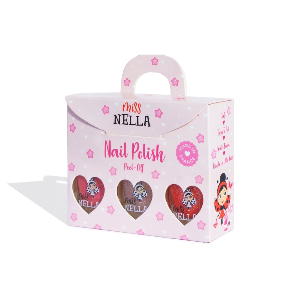 Miss Nella neglelakker 3pk - Glitter attack - fra Lev Logisk