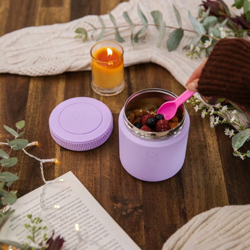 Montii termo matboks 400 ml - Lilac - fra Lev Logisk