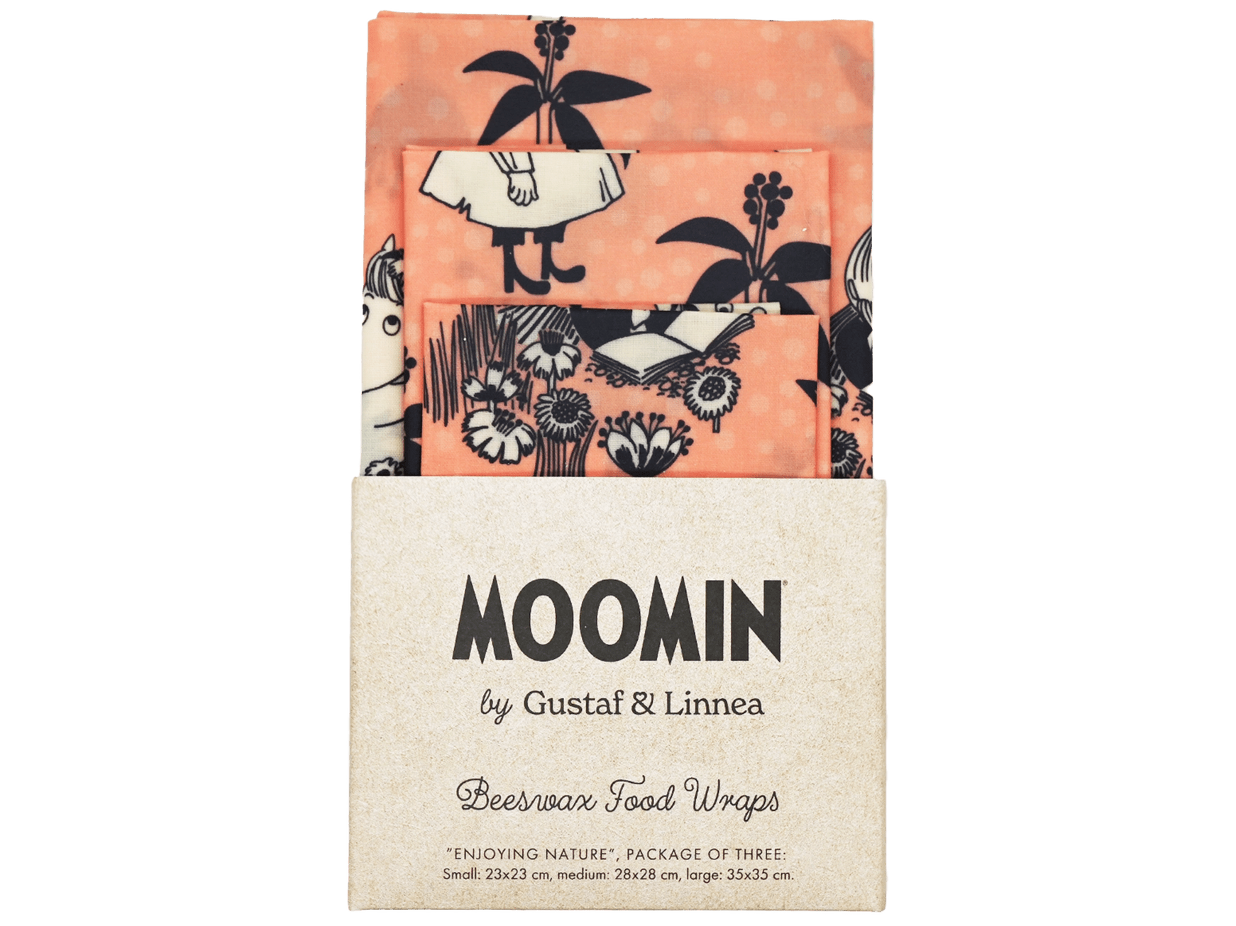 Moomin by G&L - bivoksark "Enjoying nature" 3 pk fra Lev Logisk