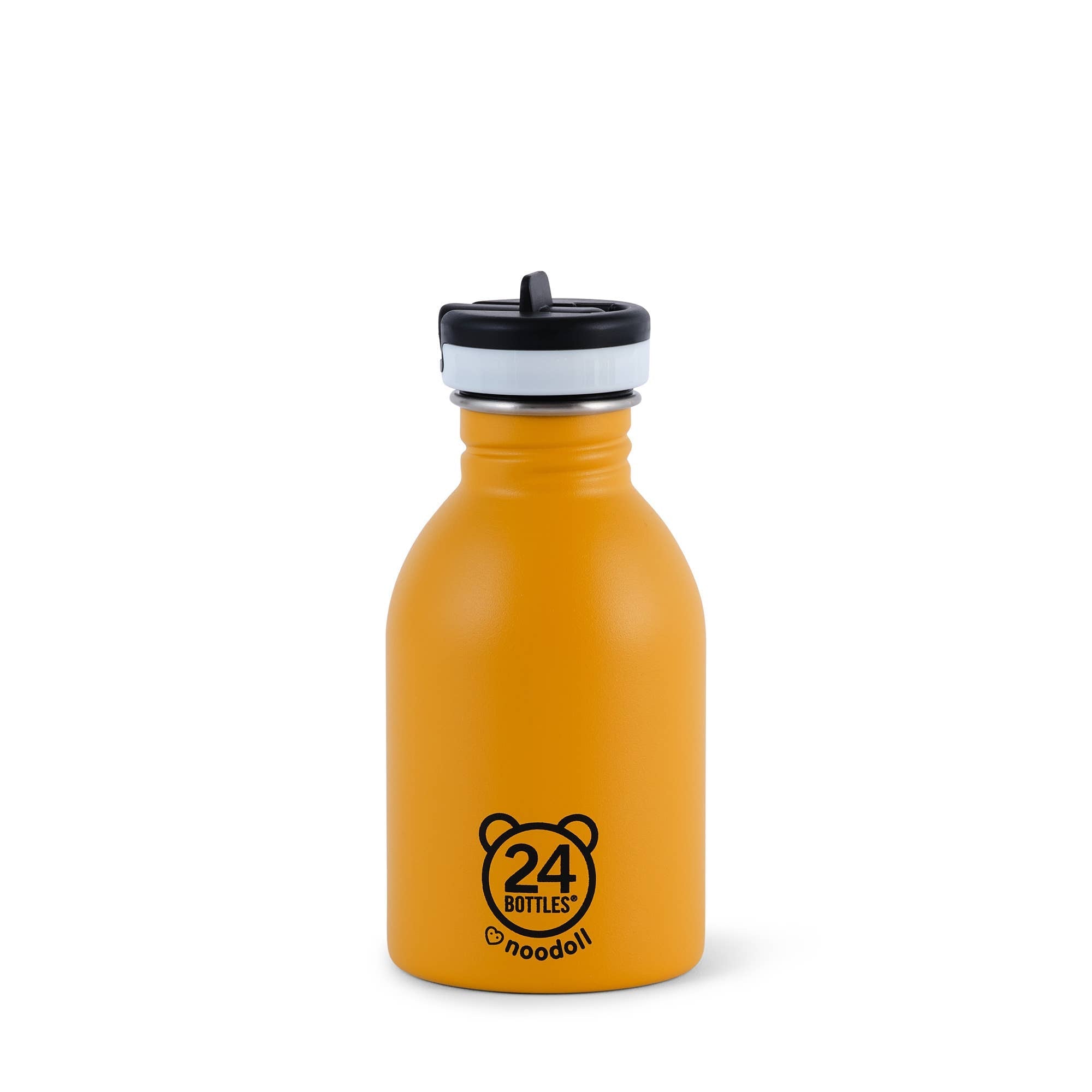 Noodoll/24 bottles drikkeflaske - Orange - brown monster - Lev Logisk