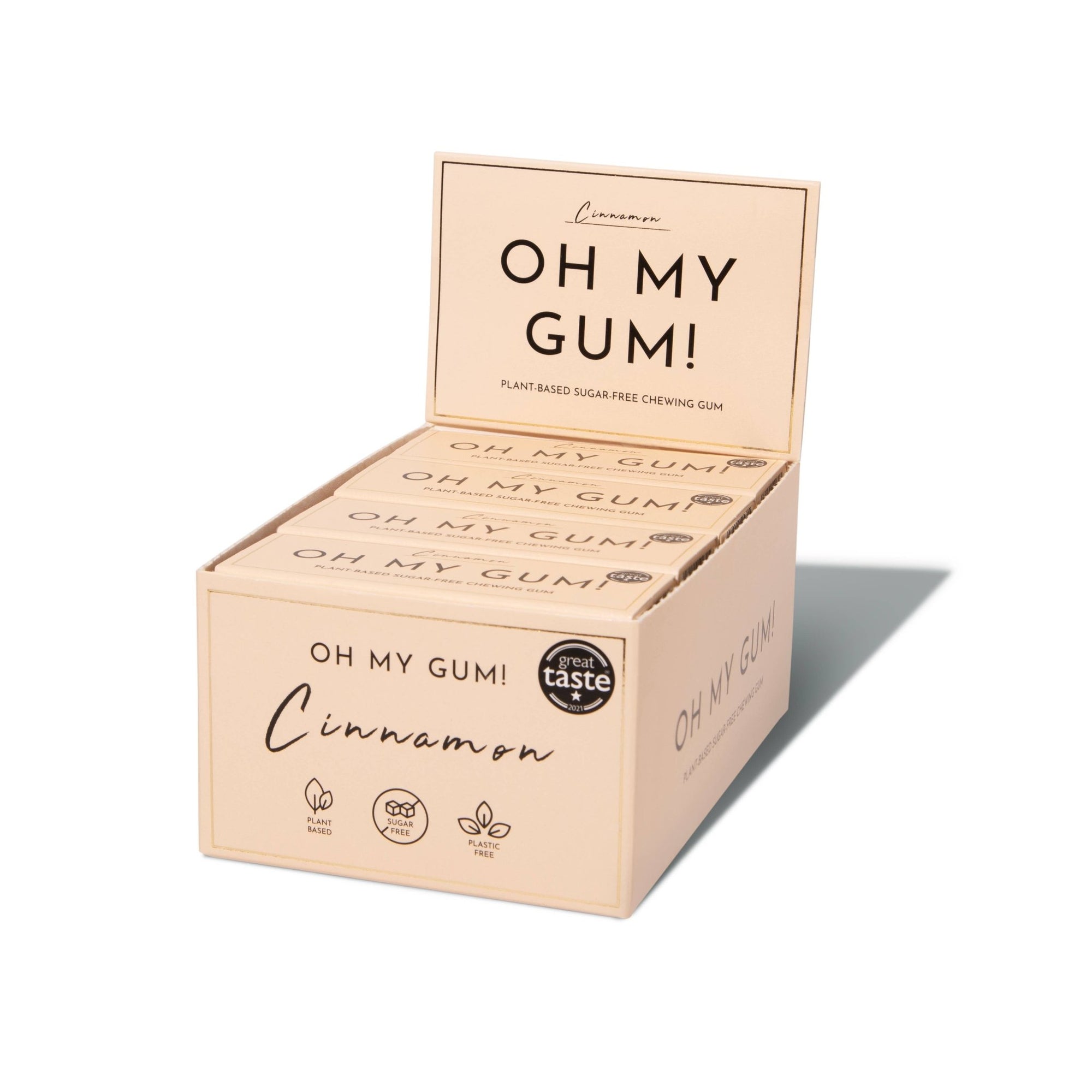 OH MY GUM! - CINNAMON CHEWING GUM fra Lev Logisk