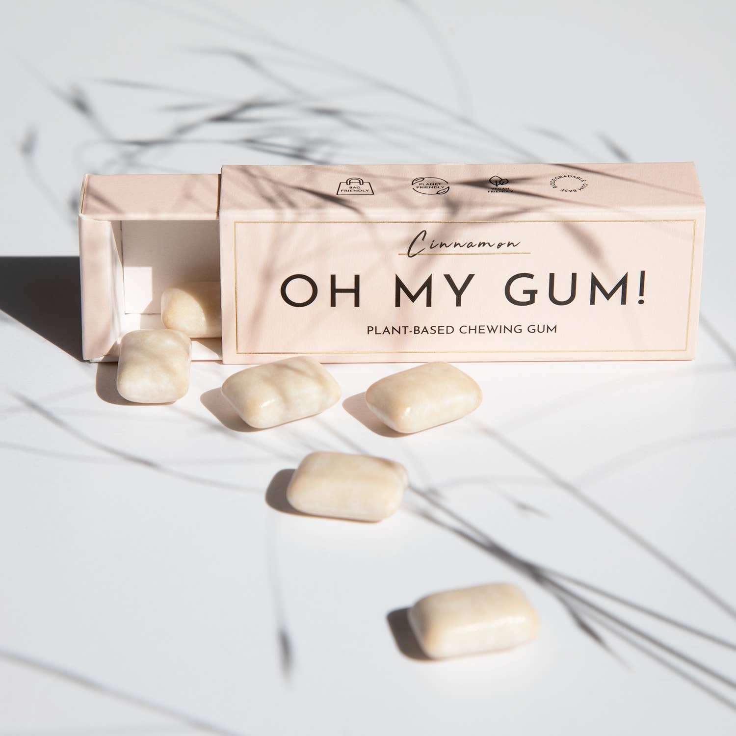 OH MY GUM! - CINNAMON CHEWING GUM fra Lev Logisk