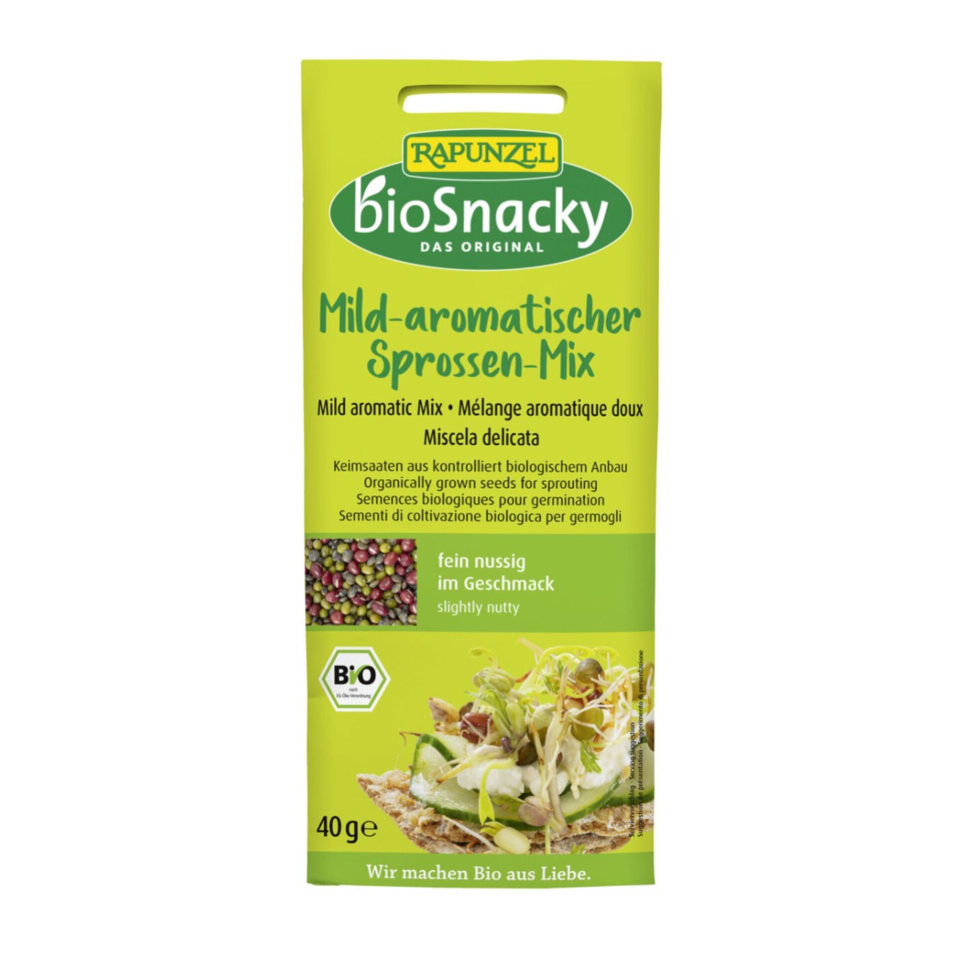 Økologiske spirefrø - aromatisk mix 40 gram - Lev Logisk