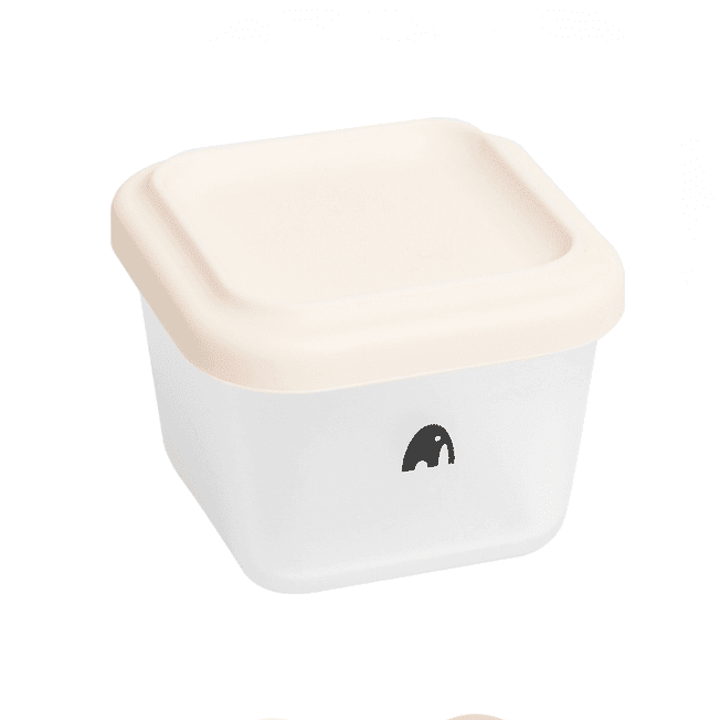 Oppbevaringsbeger firkantet 150ml - Natur - fra Lev Logisk