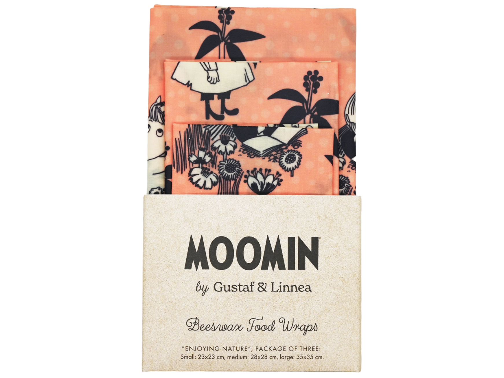 Moomin by G&L- bivoksark "Enjoying nature" 3 pk
