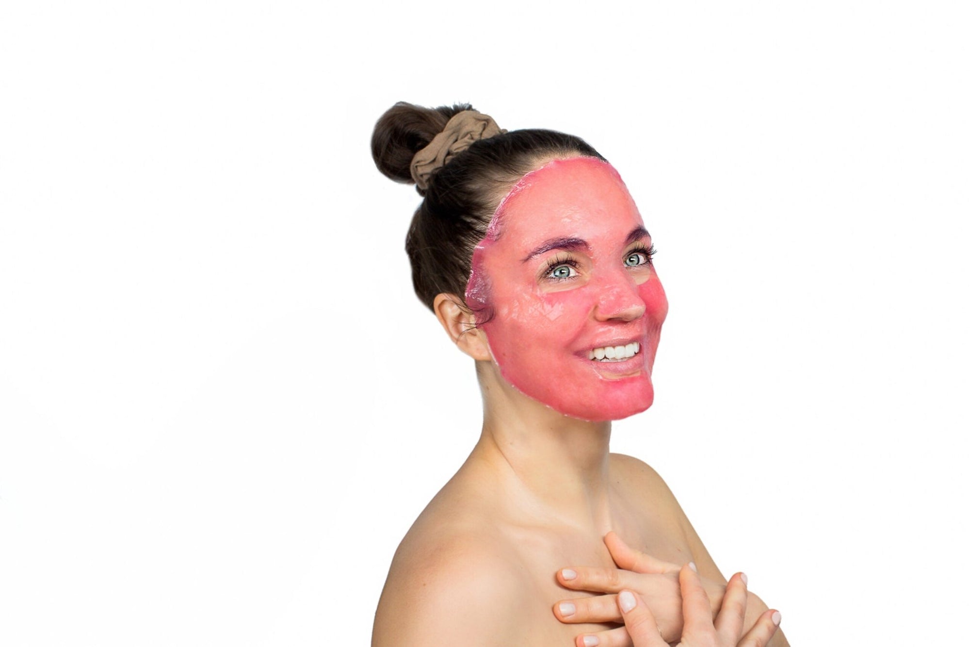 Organic Konjac Maske – Rose fra Lev Logisk
