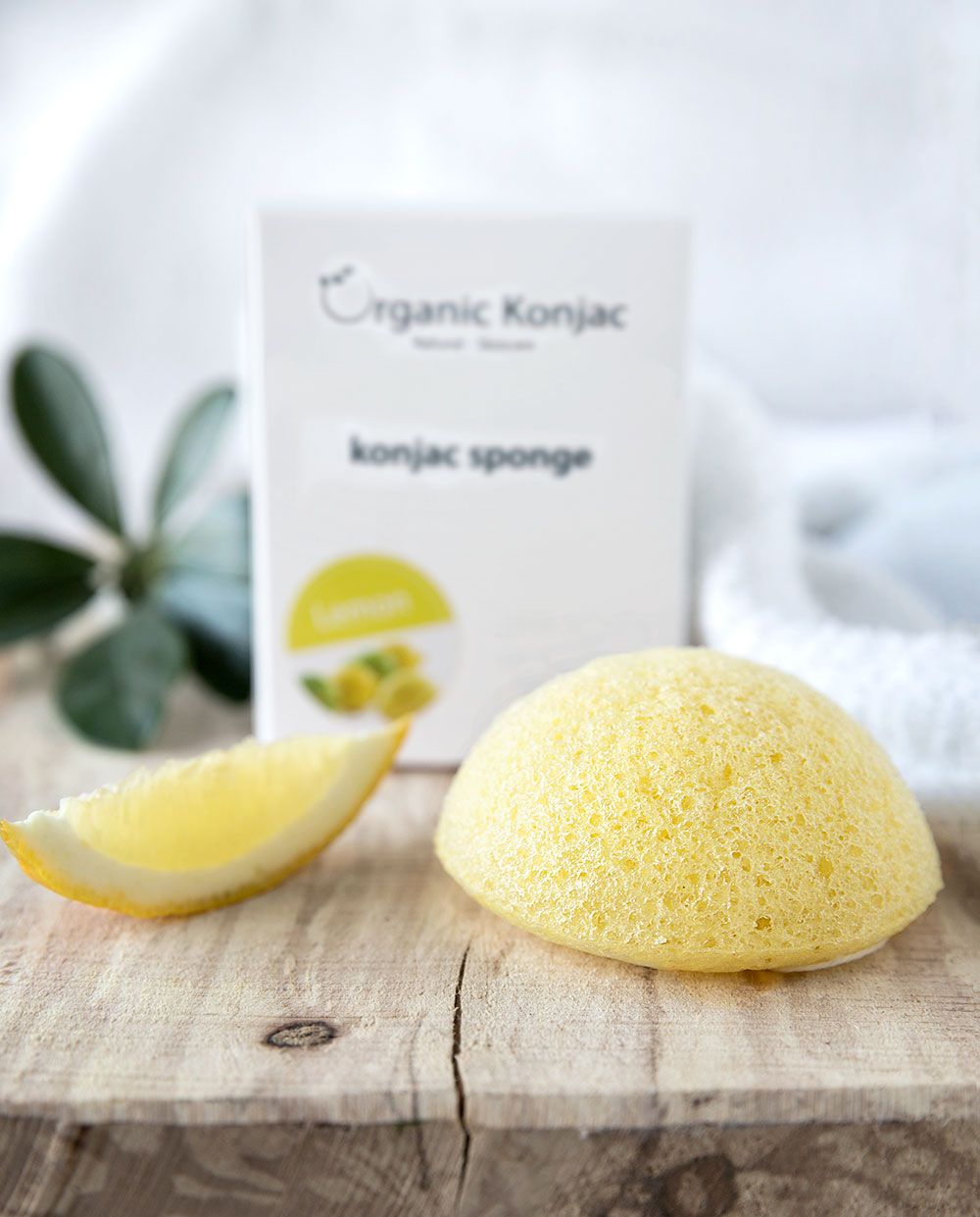 Organic Konjac Svamp Lemon – Mot pigmentforandringer fra Lev Logisk