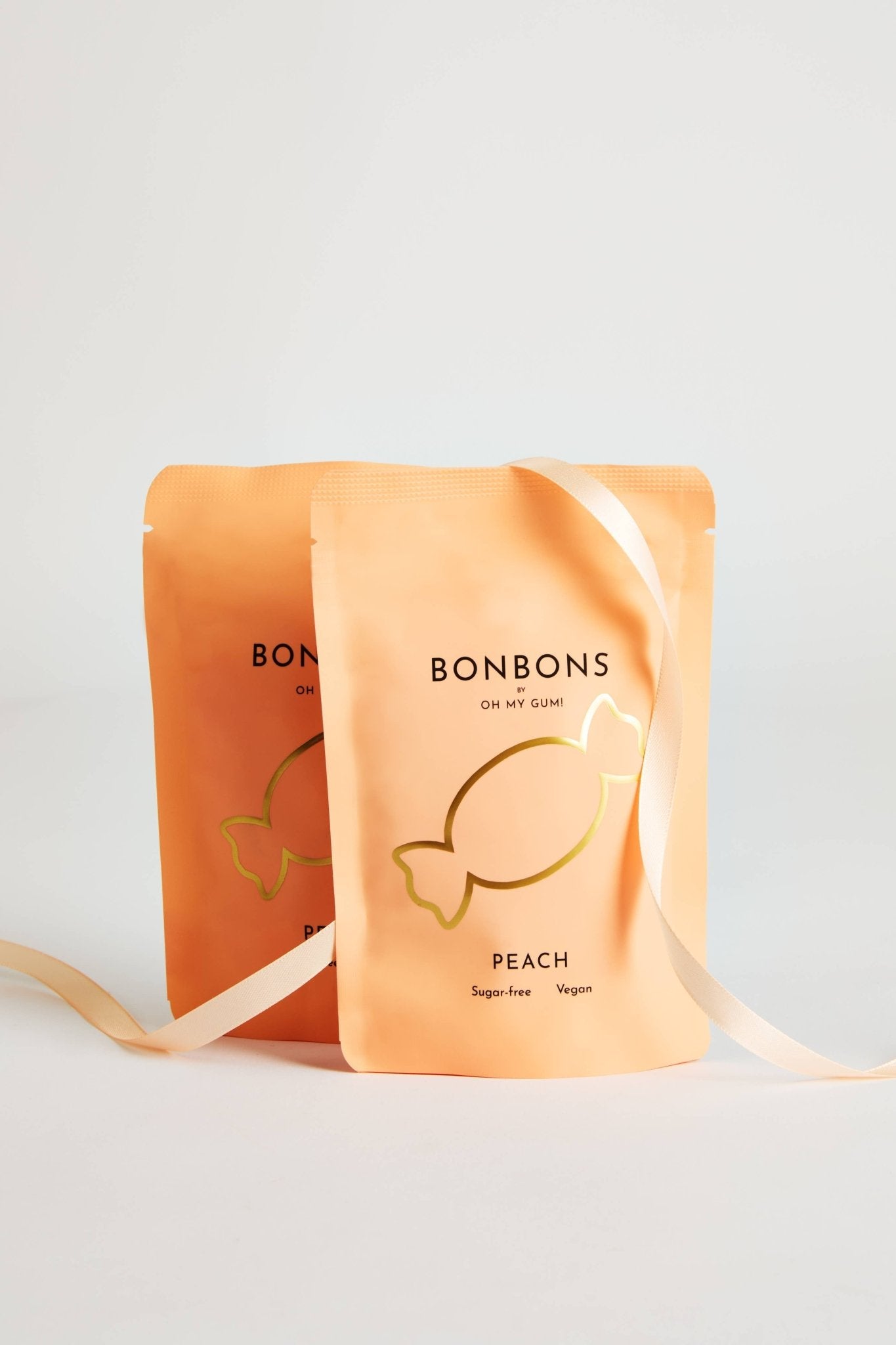 Peach Bonbons by OH MY GUM! - Sukkerfrie drops fra Lev Logisk