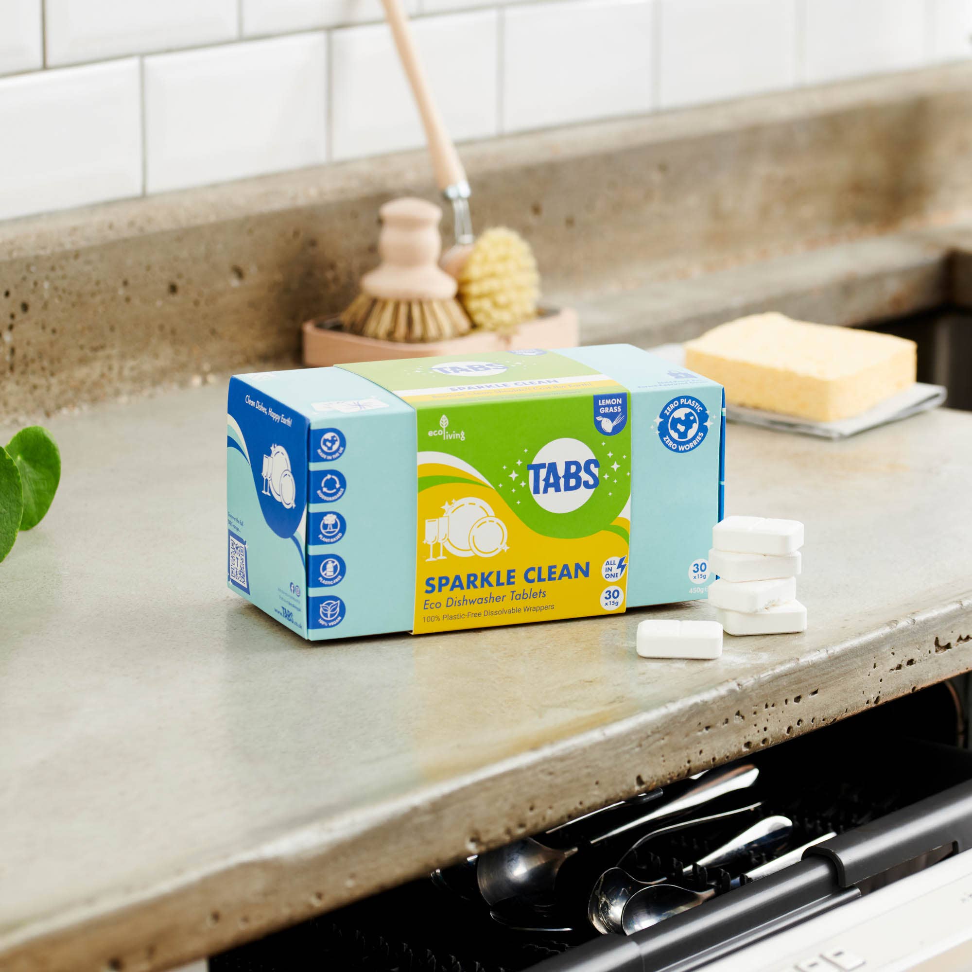 Plastfrie oppvasktabletter - Velg duft - fra Lev Logisk