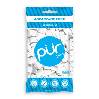 Pur gum Peppermint 55 stk - Lev Logisk